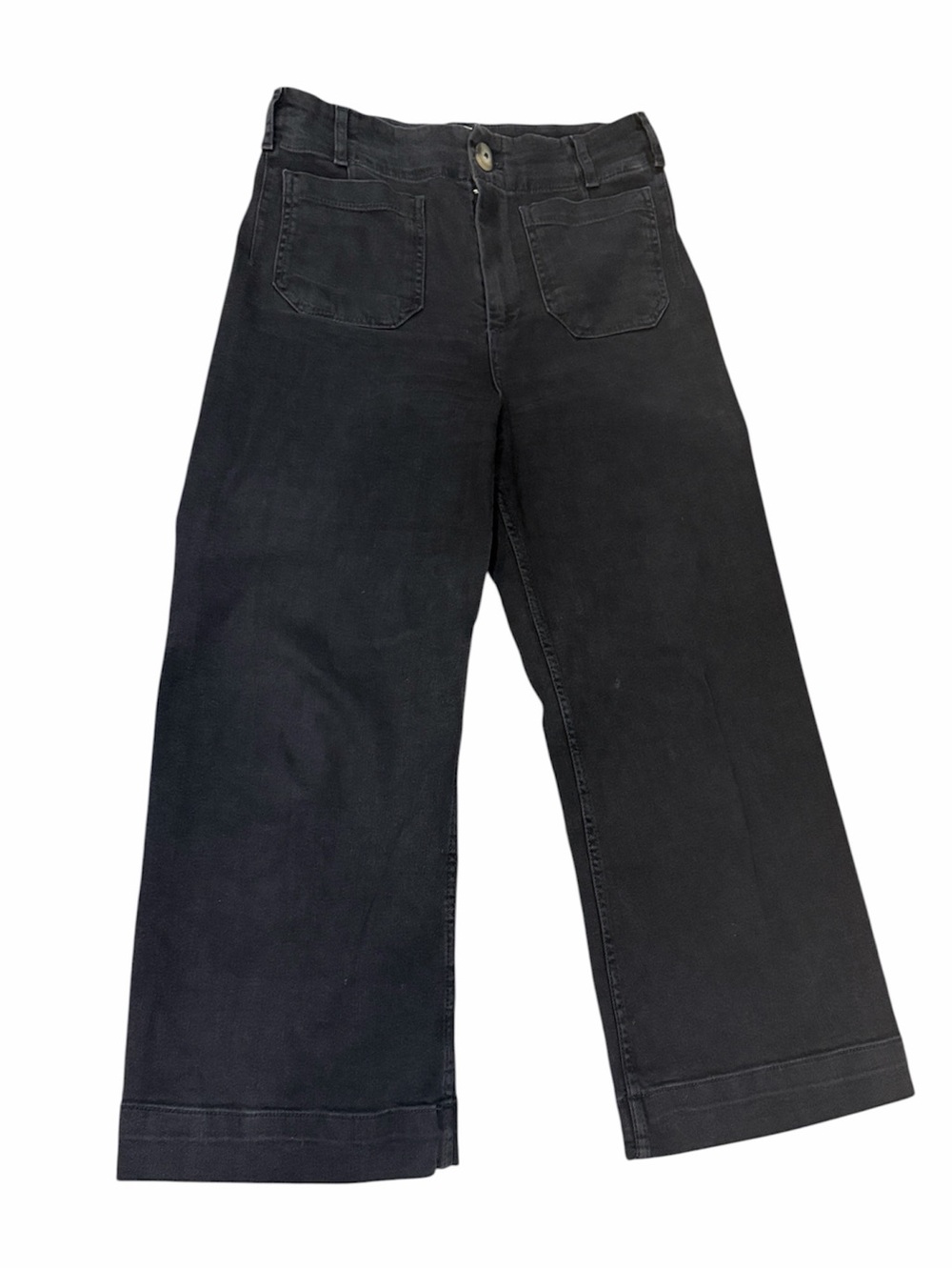 Maeve Colette black denim high waisted jeans size 28